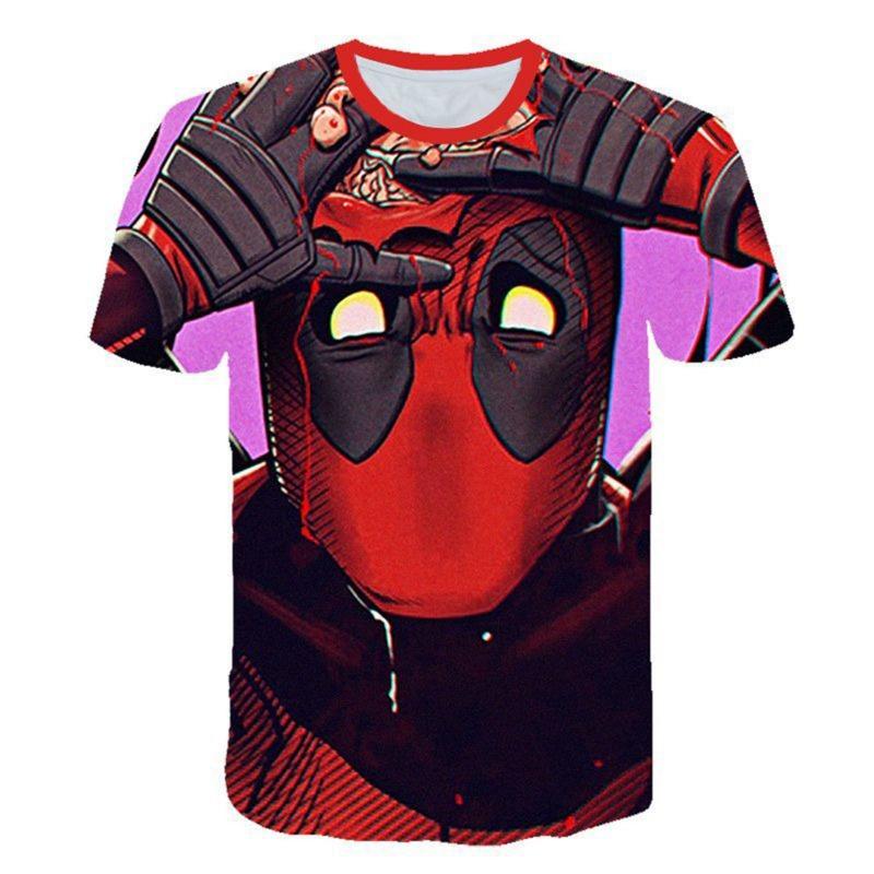 Marvel Avengers Harajuku Style T-Shirt Men Summer New Iron Man Spider-Man