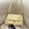 Advanced Underarm Bag for Women  Summer New Korean PU Single Shoulder Crossbody Bag Fashion Versatile Pleated Bag