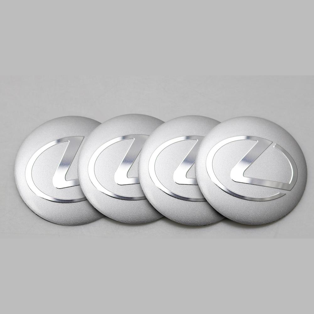 4Pc 56/60mm Logo Hub Caps Car Wheel Center Cover For Lexus CT200h NX300h RX300 RX330 F Sport IS RX NX ES LS GS UX LX LC RC GC GX