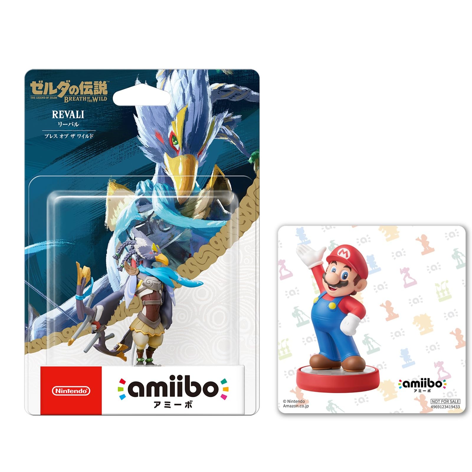 amiibo Ревали из The Legend of Zelda Включает бонусную оригинальную наклейку [Breath Wild] (Сериал)
