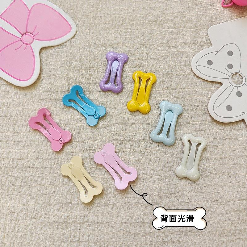 2.5cm Oil Drop Dopamine Color Hair Clip Small Bone Sweet Cute Girl BB Clip Side Bangs Broken Hair Small Hair