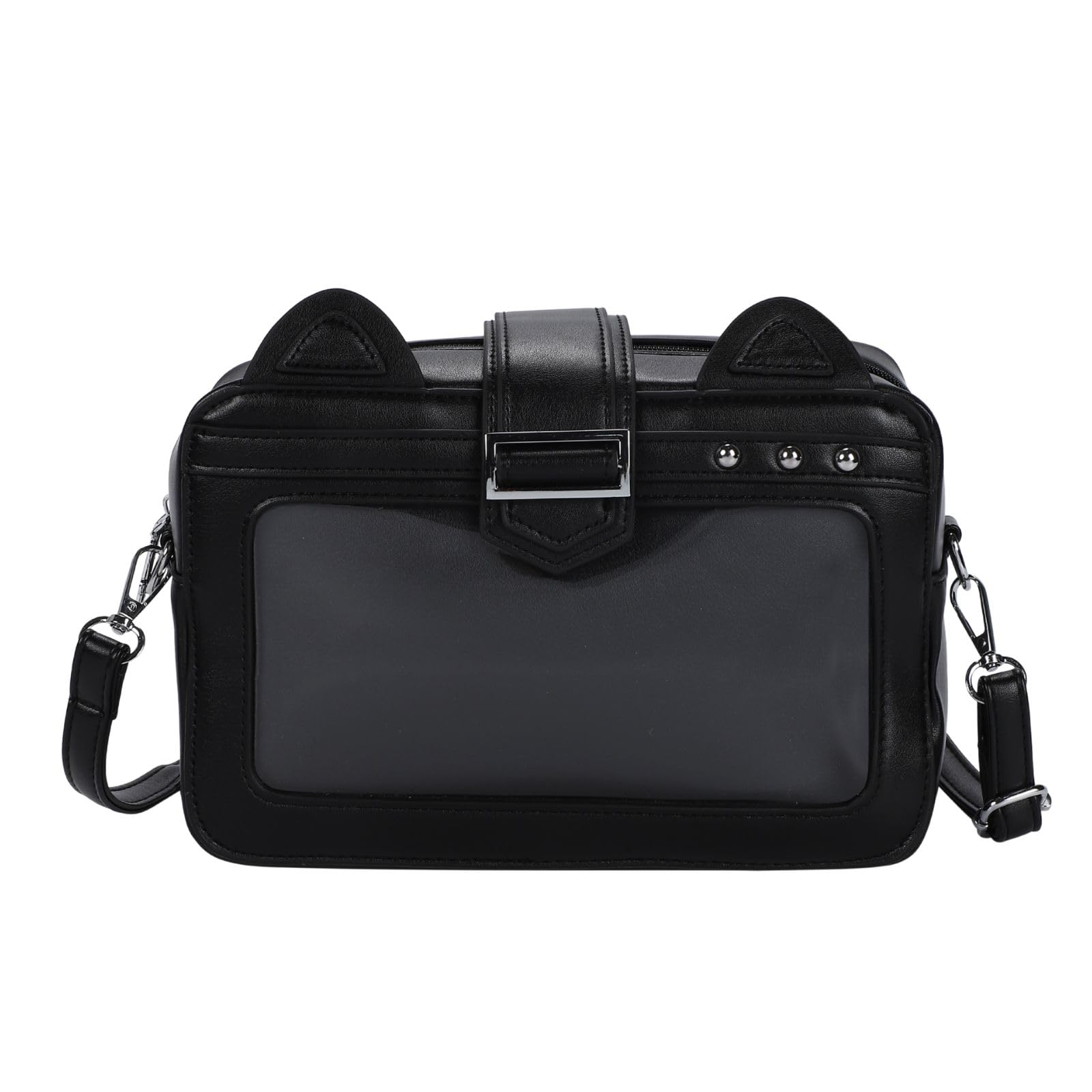 

Harujio Ita Shoulder Oshikatsu Cat Ita Oshikatsu Event Popular Bag Bag, Cat-Shaped Bag, Small, Mini, Cat, Bag, Cat, Design, Bag, Black, White, Silver, чорний