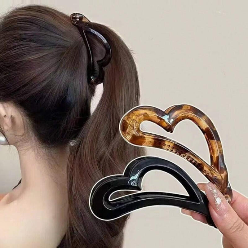 Заколка для волос Laomi Heart Banana brown