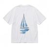 Men's Soft Breathable All Season Classic T-Shirt Sailboat On Water Cotton Tee