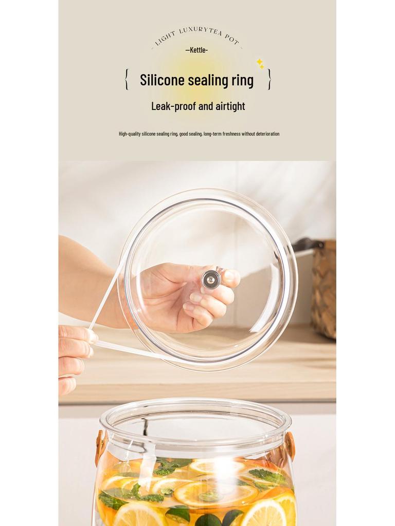 Large Capacity Beverage Dispenser with Faucet for Tea, Juice, or Soda - New Spring Product.