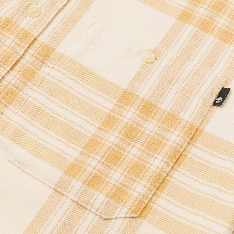 Timberland Long Sleeve Flannel Outdoor Casual Shirt Men shirts A6MZUEHI