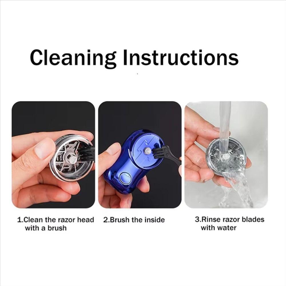Cordless Electric Beard Shaver Waterproof Men's Beard Trimmer Face Hair Remover Tool  for Men