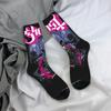 Ghost Band Cartoon Stockings Men's  Socks High Quality Fashion Socks Autumn Outdoor Sports Non Slip Pattern Socks Gift