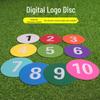 30cm Football Training Numbered Marker Mats Set