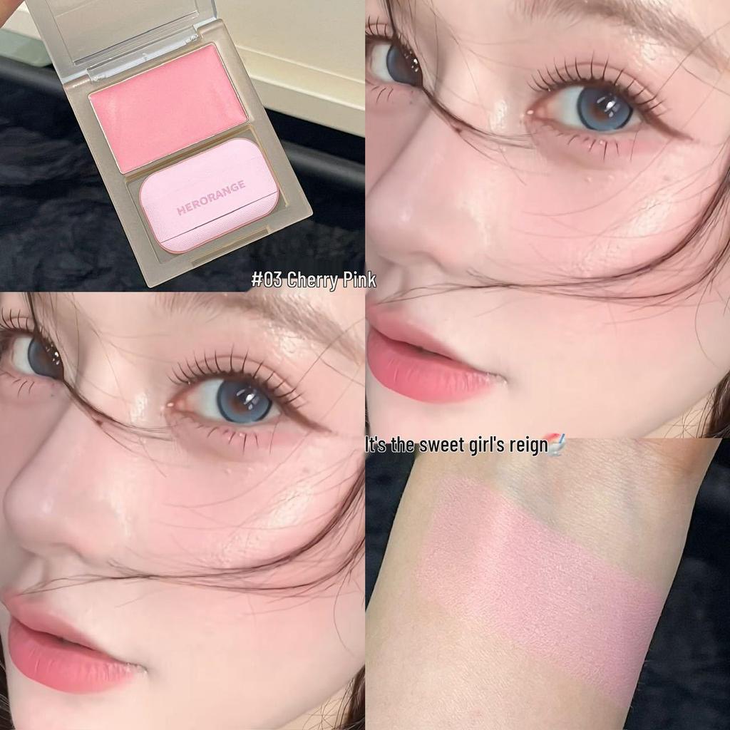 Bobo Milk Mist Vitality Blush: Natural Matte Korean Style for a Youthful Complexion.
