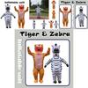 Hilarious Tiger Zebra Inflatable Costume For Adults Perfect For Halloween Parties
