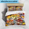 3PCS Adventure In The Cup-head  3pcs Bedding,Including 3PCS Duvet Cover And 2pcs Pillowcases Perfect for Christmas,Ideal for Bedroom, Dormitory