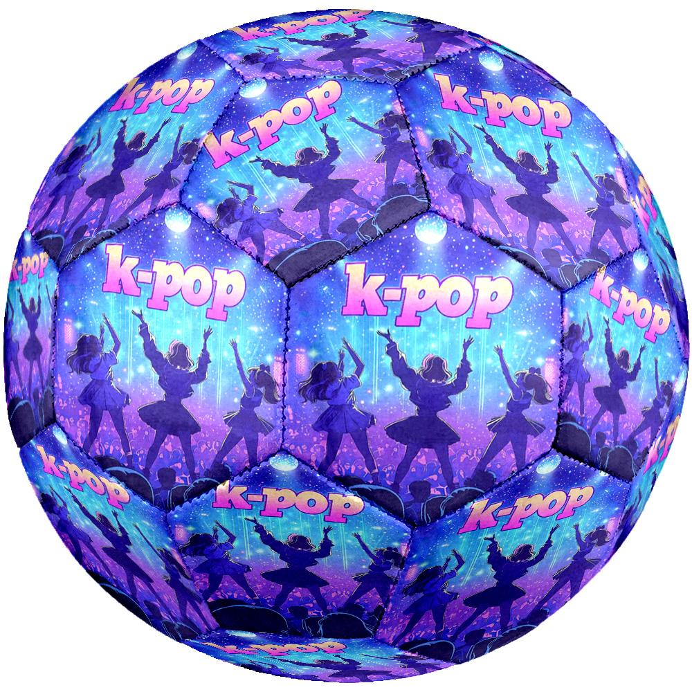 K-pop Size 5 Football Machine-Stitched Indoor/Outdoor Universal Football for Football Accessories Luxury Gift for Birthday Christmas Wedding