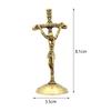 Tabletop Crucifix Standing Cross 3inch Tall Christian Table Decoration for Home Decor, Devout Gifts Fine Workmanship