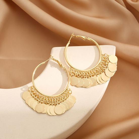 1 Pair Bohemia Style Drop Earrings Ethnic Style