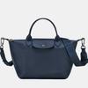 French Longxiang full leather armpit bag adjustable shoulder strap single shoulder crossbody large capacity bag fashionable casual versatile portable