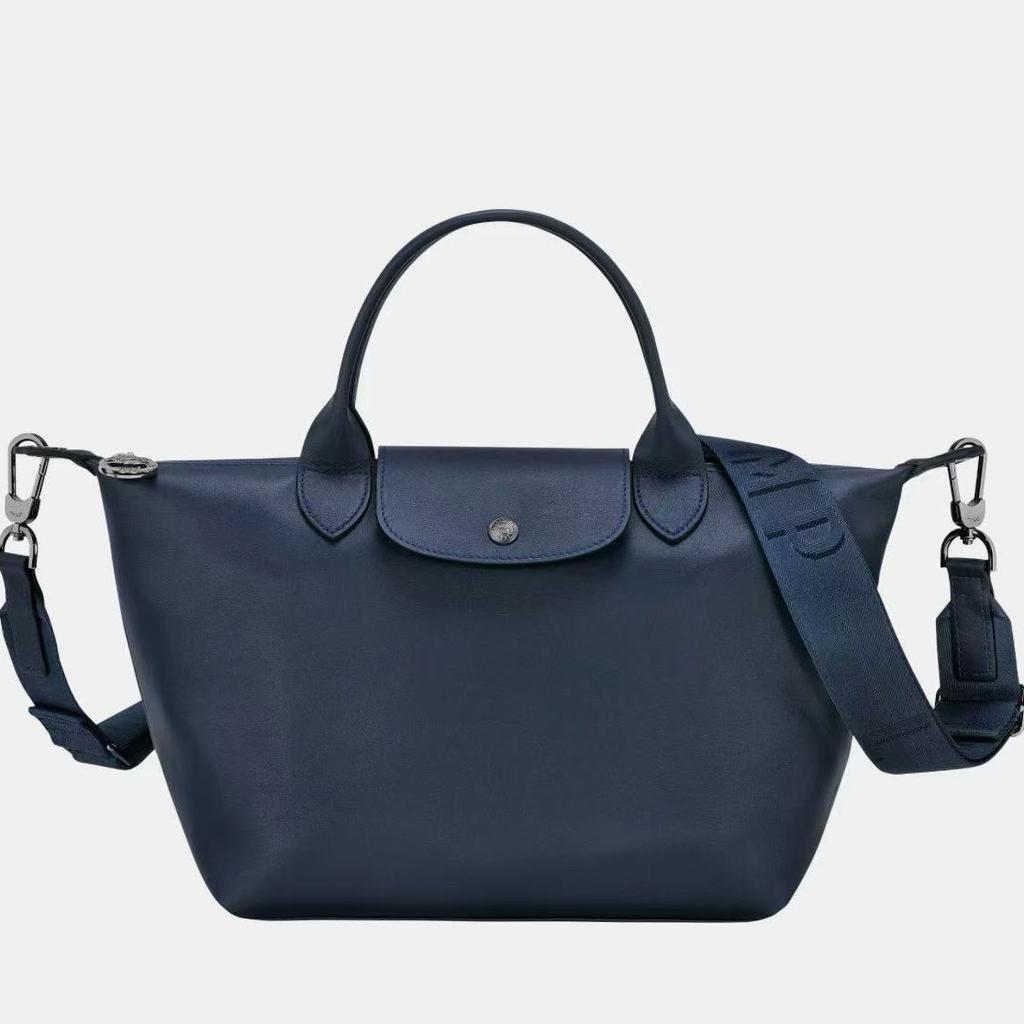 French Longxiang full leather armpit bag adjustable shoulder strap single shoulder crossbody large capacity bag fashionable casual versatile portable