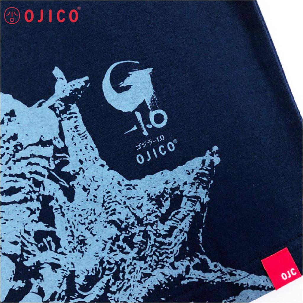 Made in Japan Godzilla OJICO 2025 Collaboration Size Navy (2023) T-Shirt, Unisex, LL, Unisex, Kids, Women, Men, [Official]