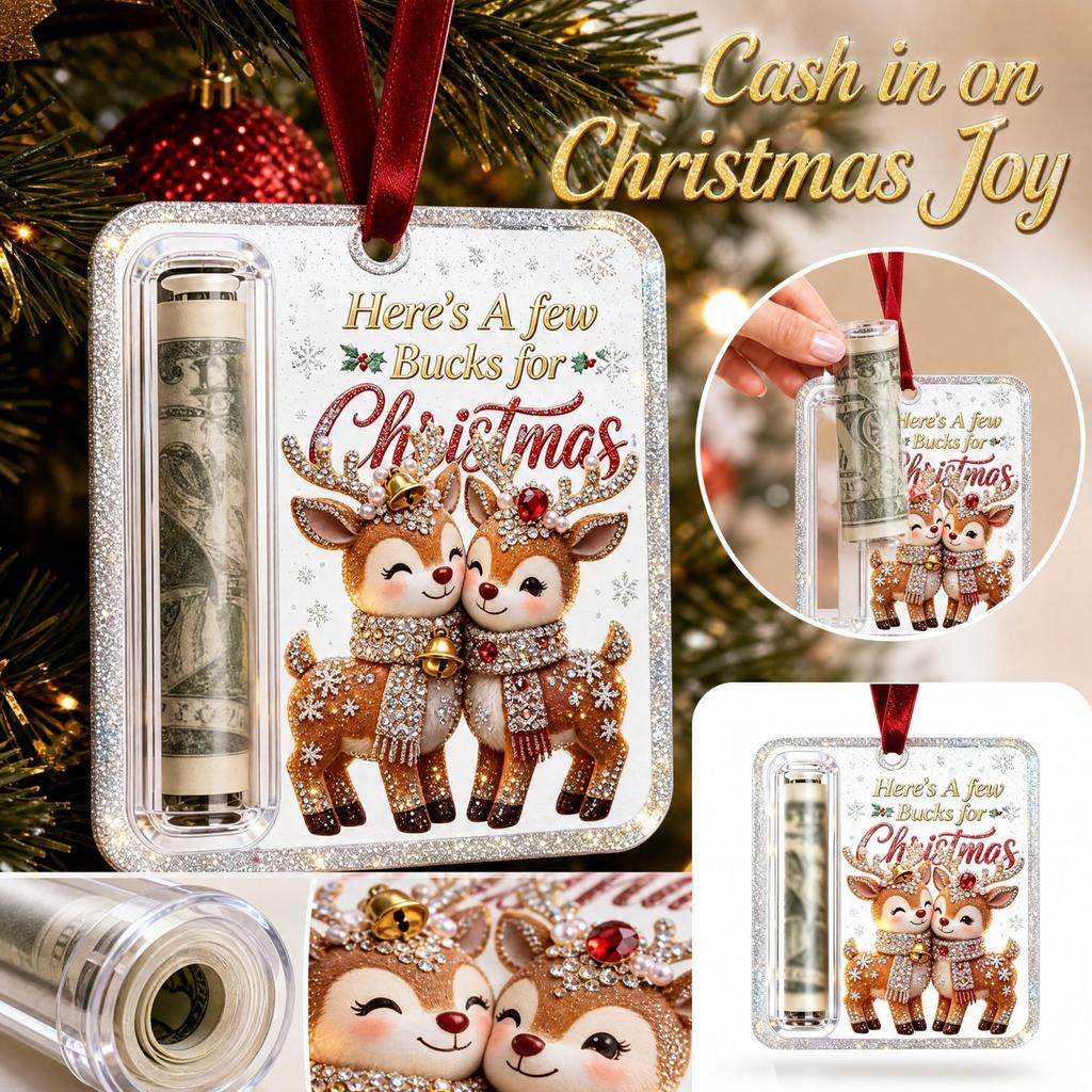 Christmas Tree Ornament Holder Gift, Creative Holiday Hanging Decoration for Family