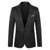 Men's Slim Fit Casual Blazer: One-Button Fashion Business Suit Jacket