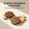 Heat Resistant Walnut Turtle Coaster For Teapots Unique Table Protector Mat