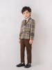 Children's British Academy Style Plaid School Uniform Set - Spring & Autumn