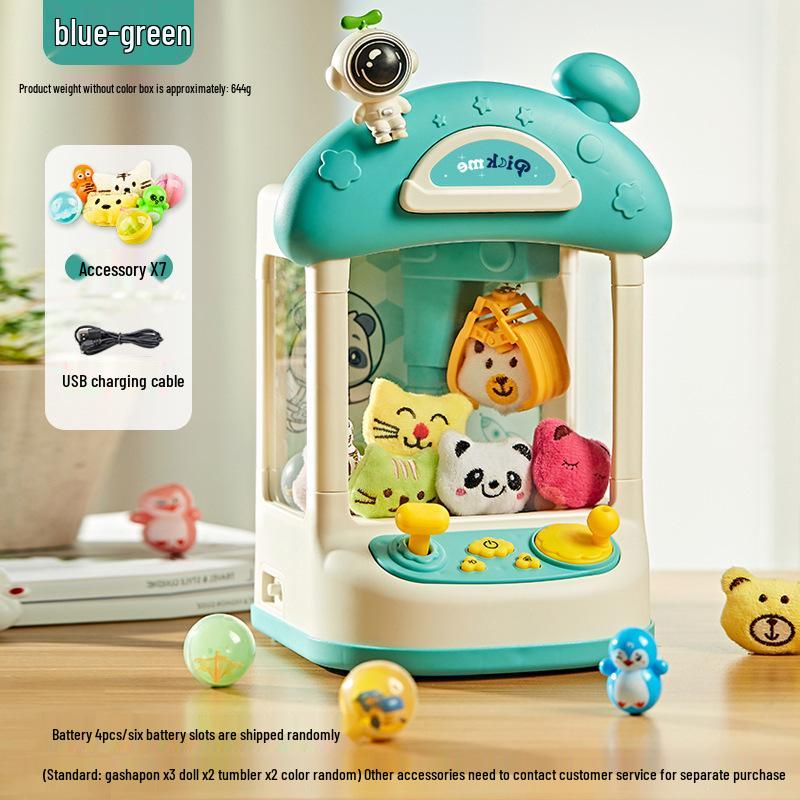 

Большой мультяшный автомат с клешней, работающий от монет, для детей - Игрушка для домашней игры