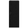 Wall Mounted Cabinet Black Oak Effect 34.5 X 34 X 90 Cm