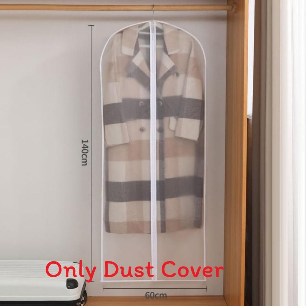 Dress Garment Clear Suit Clothes Coat Cover Protector Waterproof Travel Bag Zip