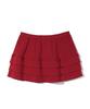 Yuhee Eyelet Frill Skirt Red