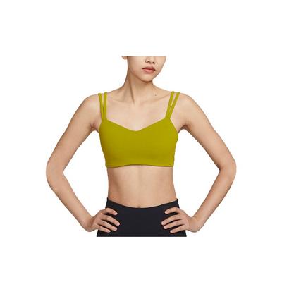 Dri-FIT Alate Trace Solid Low-Intensity Support Quick-Dry Sports Bra Women Underwear Moss-Green DO6609-390
