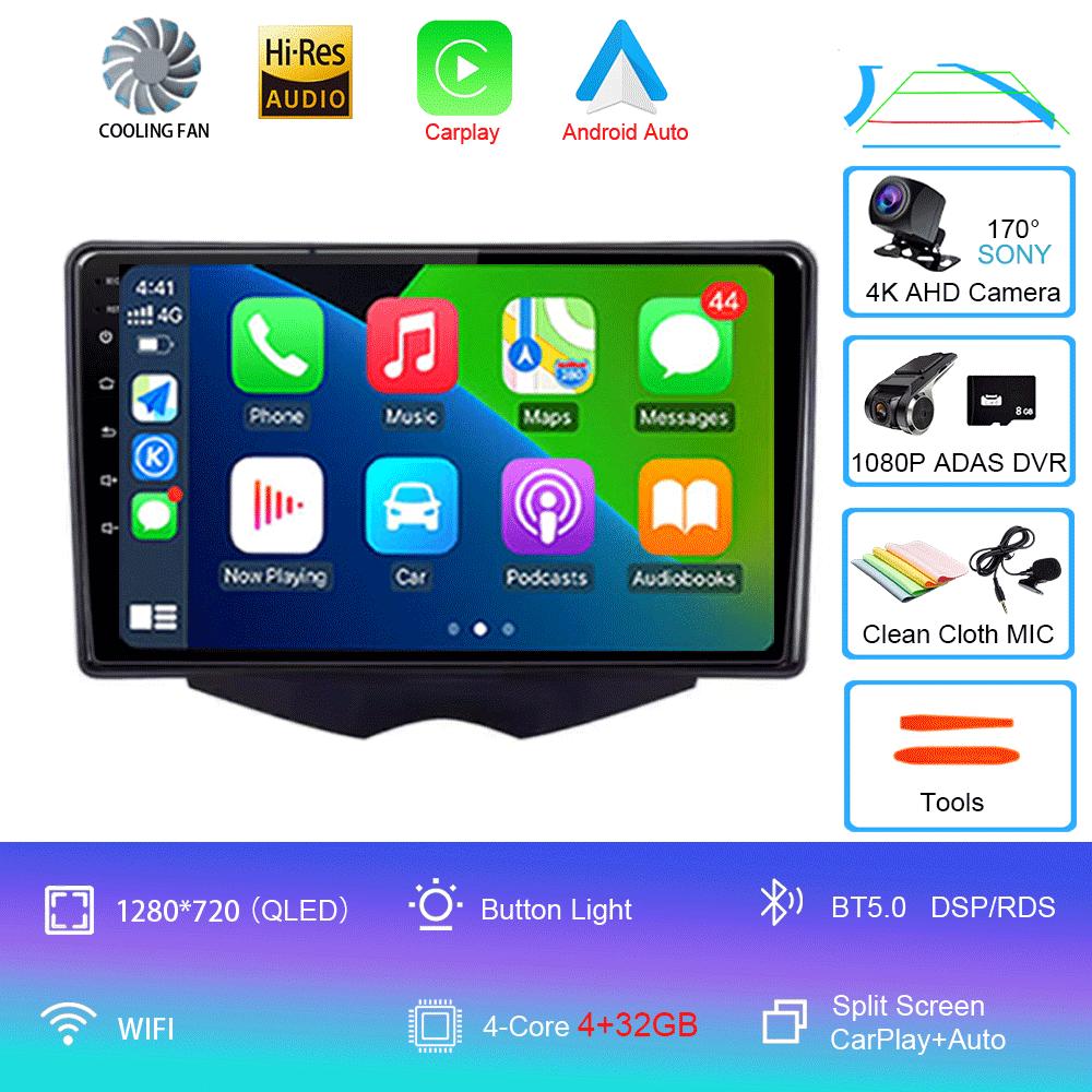 Car Radio Android 14 Carplay For Hyundai Veloster FS 2011 - 2017 Navigation Multimedia Player Stereo WiFi+4G BT DVD 360 Canera