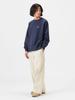 B:MING LIFE STORE by BEAMS "ABOUT" Embroidered Crew Neck Sweatshirt, Men's, Navy, L_92130453147
