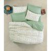 Parure da letto - 1 copripiumino 220 x 240 cm + 2 federe 60 x 60 cm - 100% cotone percalle - Verde