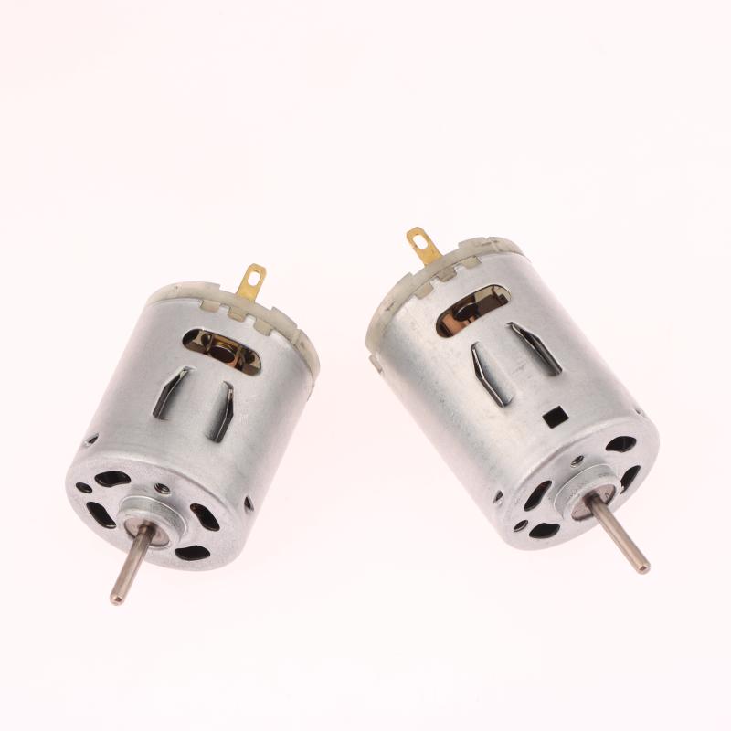 1 Stück Gleichstrommotor 12V 365 385 Hochgeschwindigkeit Kohlebürsten Elektromotor DIY Spielzeug Ventilator Mini Mikromotor für Haartrockner