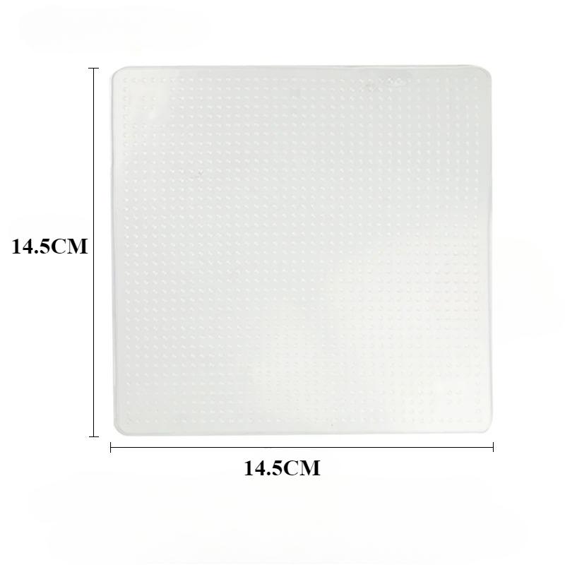 

Силиконовые многоразовые крышки для хранения продуктов питания, пластиковая пленка, крышка от брызг для микроволновки, можно мыть в посудомоечной машине, не содержит бисфенол А, кухонные принадлежности 14.5*14.5CM