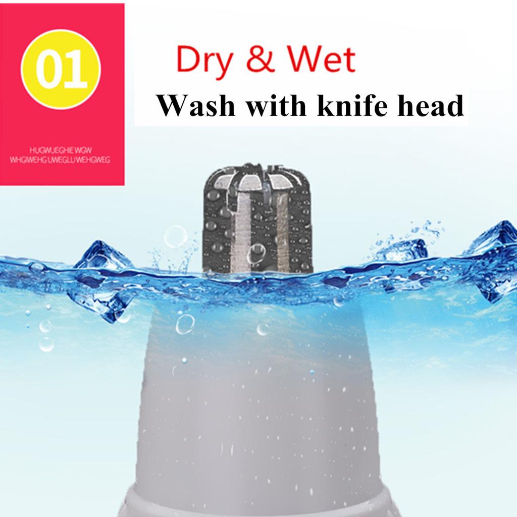 Buy 4 in1 Waterproof Electric Women Epilator Female Trimming Remover Facial Hair Removal Kit