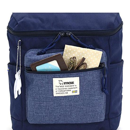 Mini Rucksack Melange Fabric Black [Mozu] ZZEI-04