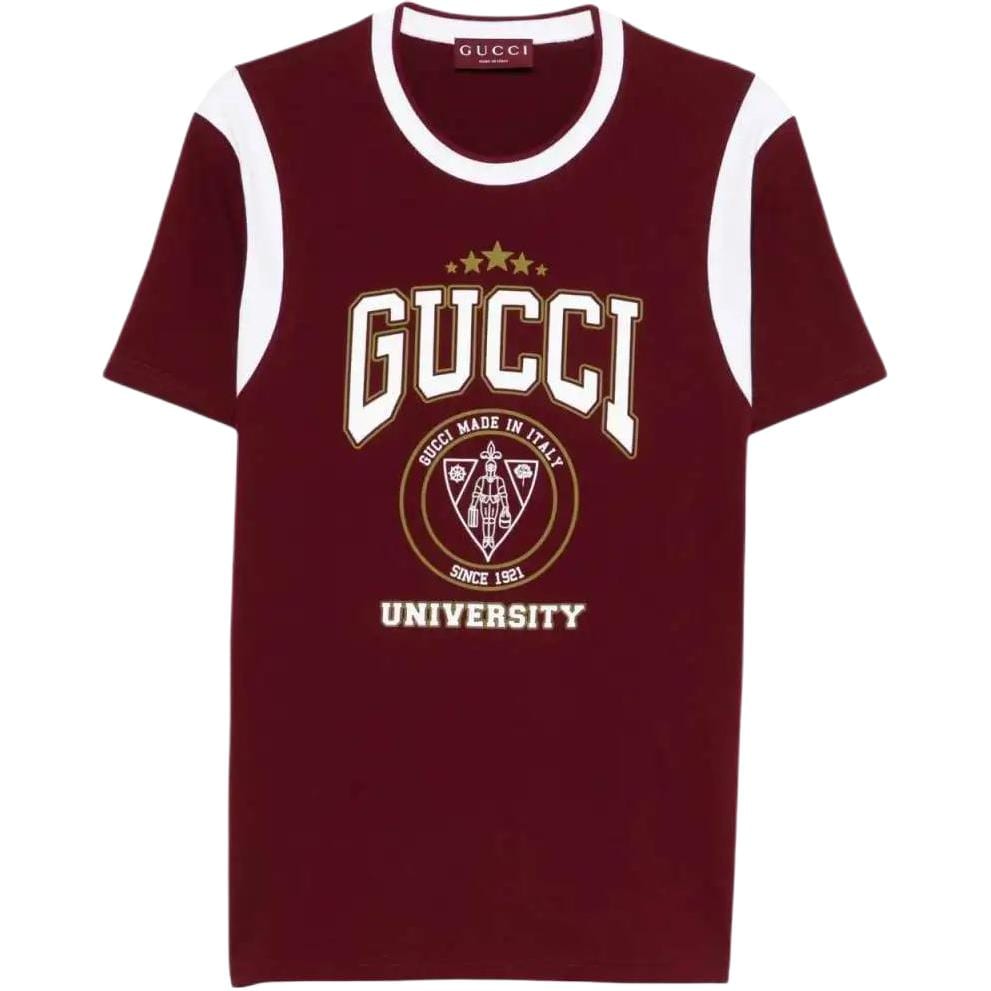 GUCCI T krekli Vīriešu Sarkana Apaļa