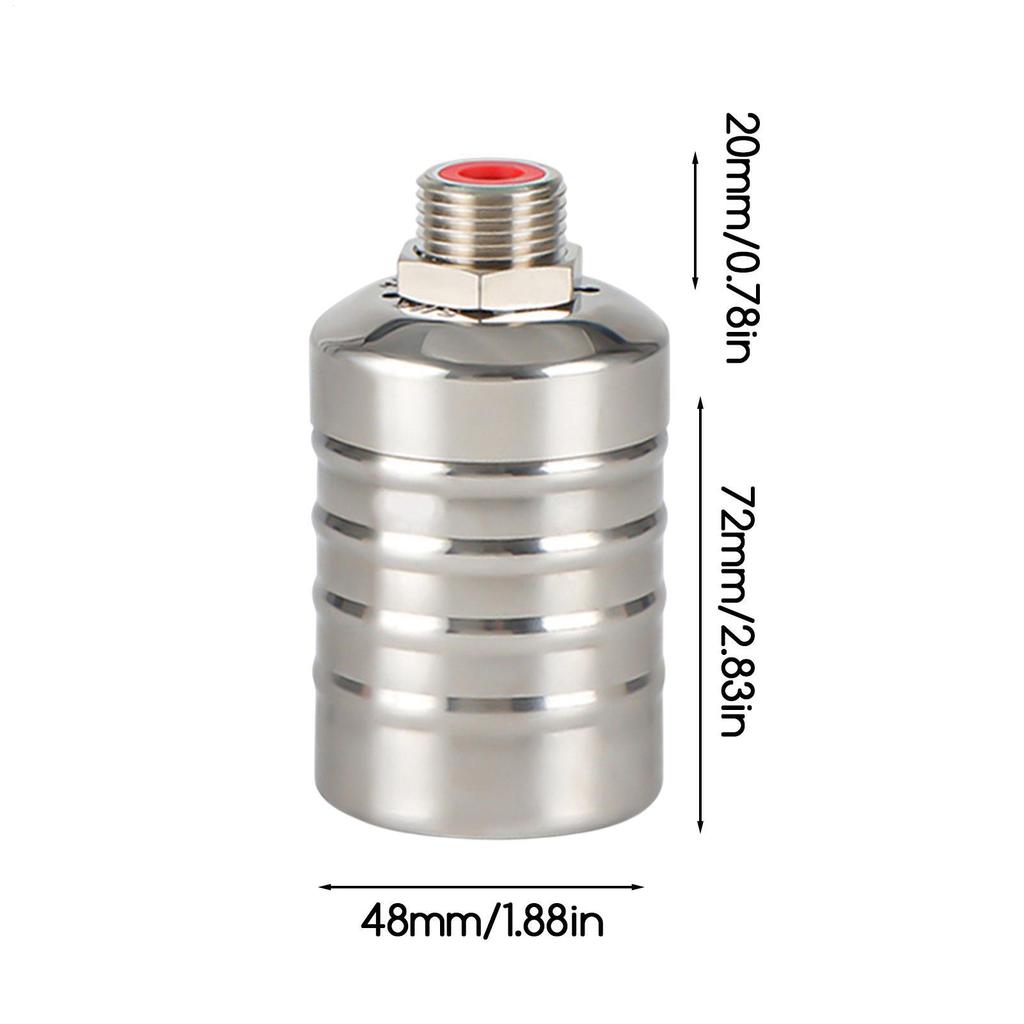 304 Edelstahl Vollautomatische Wasserstandskontrolle Schwimmerventil Automatisches Schließen Mini Schwimmerventil Wassertank Wasserturm