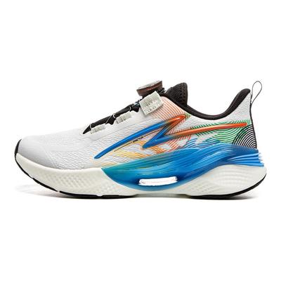 Li Ning Kids Logo Letter Color Block Quick Easy On Off Rebound Support Stability Low Top Kids Running Shoes Kids Running Shoes YKFU060-1