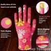 Thin Nylon Knitted Patterned Wear-resistant Work Gloves