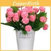 Seidenblumen 8 Köpfe Künstlicher Hortensienstrauß für Brautarrangements**