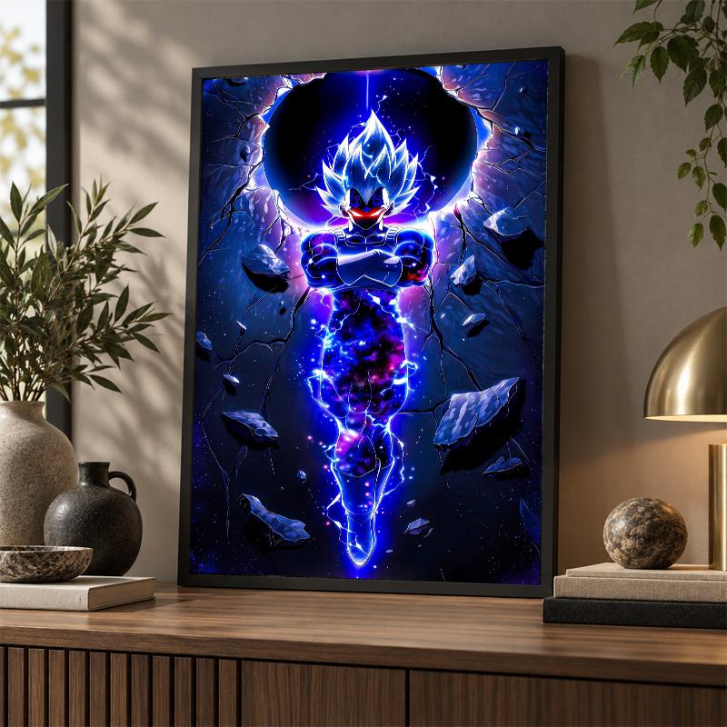 5D Diamond Painting Dragon Ball Vegeta DIY Full Drill Diamond Art Kit Home Decoration