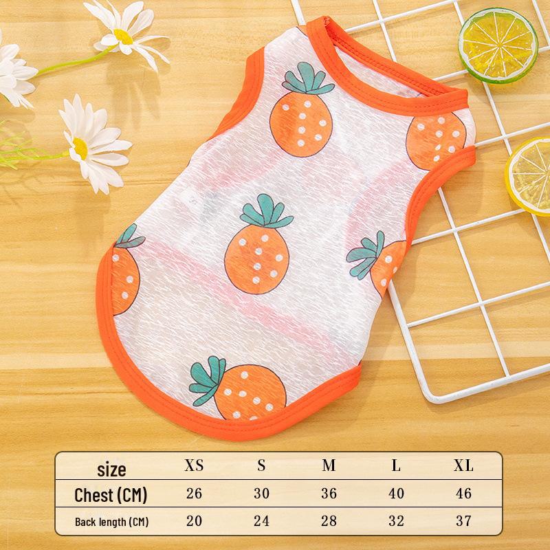 

Летний жилет для питомцев: Легкая солнцезащитная рубашка для маленьких собак и кошек, идеально подходит для весны и лета. M