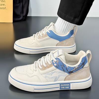 Leisure Shoes Four Seasons Sports Fashion Printed Low-top Board Shoes Every Day Wear Outdoor Street Men Men's Shoes