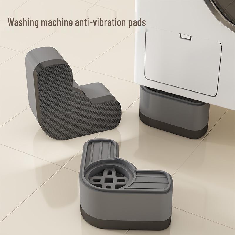 Washing Machine & Refrigerator Anti-Slip Vibration-Reducing Height Stand with Silent Feet