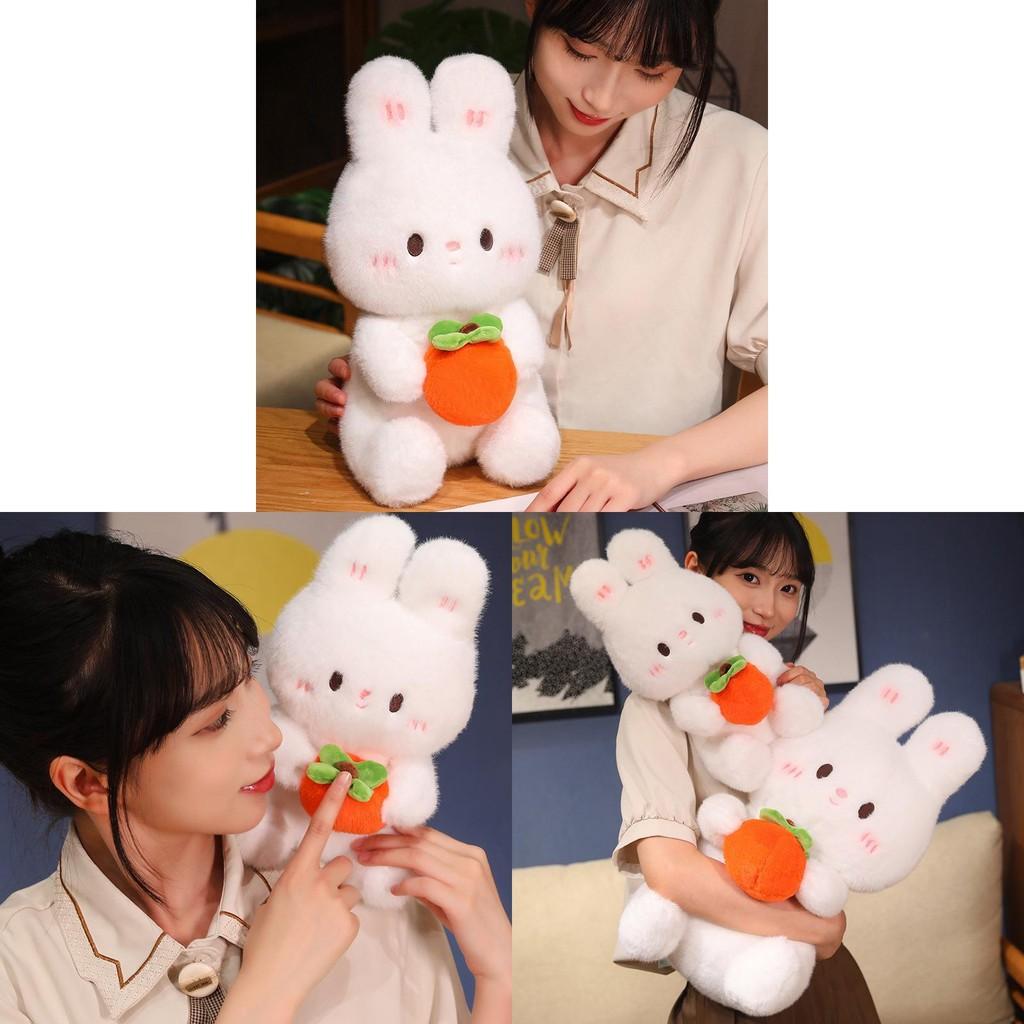 Rabbit Doll Plush Birthday Gift Rabbit Toy Persimmon Luck Decoration Animal