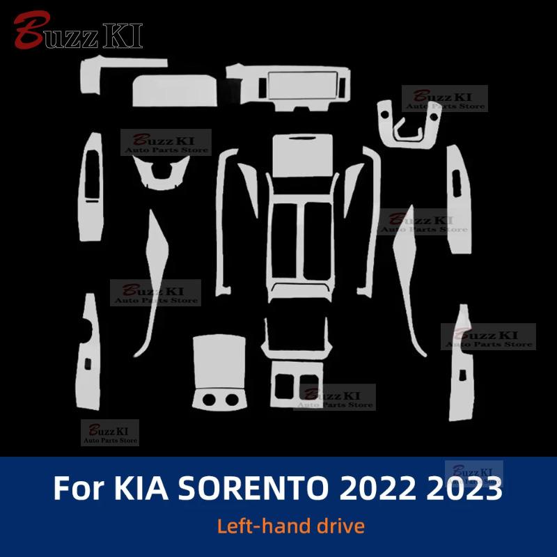 Pentru Kia Sorento   TPU Pre-decupat Navigație Schimbător Consolă Centrală Interior Mașină Film de Protecție Mașină Autocolant Anti-zgârieturi