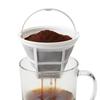 Wiederverwendbarer Kaffeefilter-Netz Waschbarer Siebkorb 6-8 Tassen Korbförmige Kaffeefilter mit Griff zum Brühen Cafe Zuhause Küche Tee